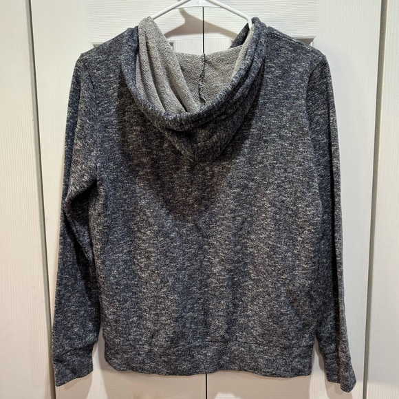 FOREVER 21 Women’s Zip Up Hooded Hoodie Sweatshirt Jacket - gray/blue, size S - Picture 2 of 3